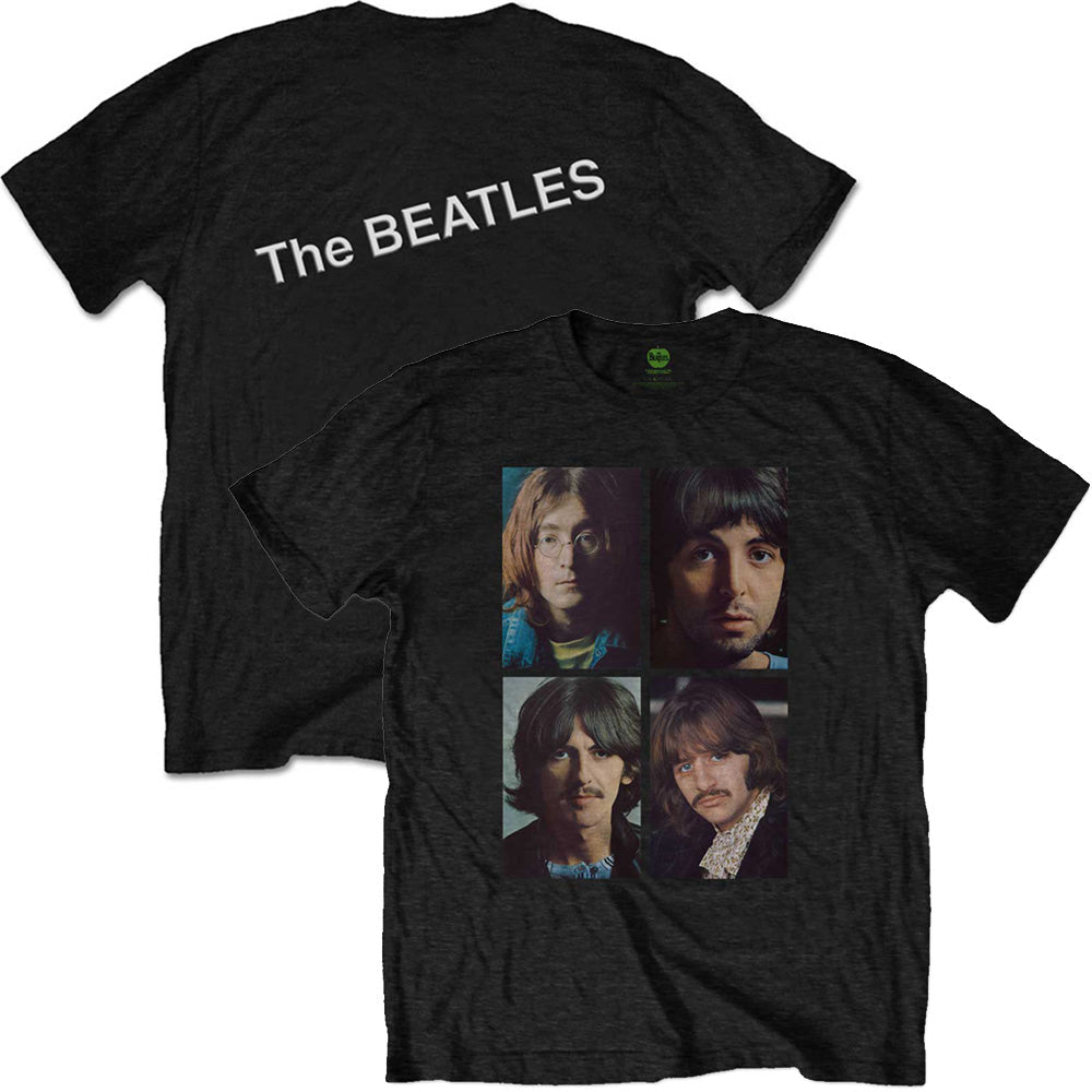 THE BEATLES - (来日 60周年 ) - White Album Faces / バックプリントあり